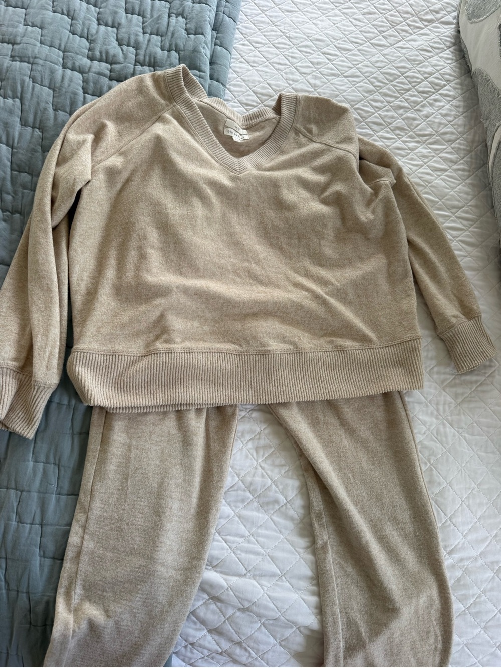 Blu Pepper Sweat Set khaki